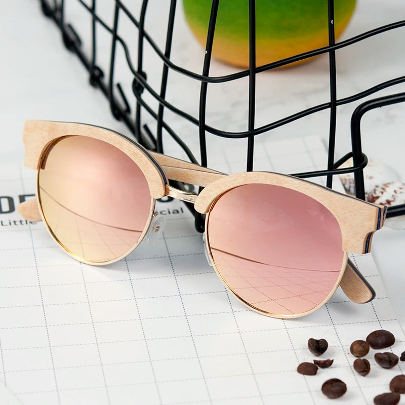 Wooden Polarized Sun Glasses