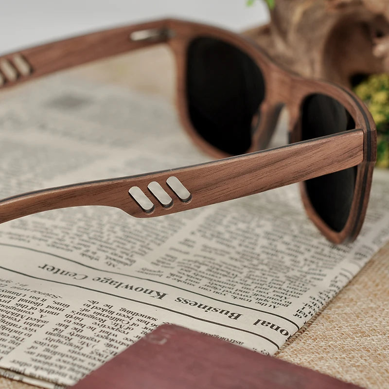 Wood  Vintage Sun Glasses