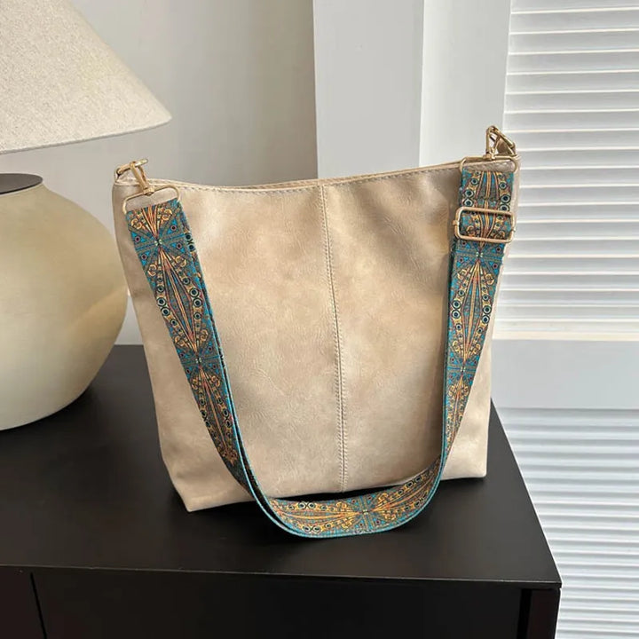 Geometric Strap Shoulder Bag