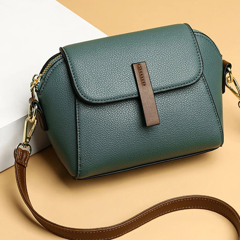 Luxury Solid Color Handbag
