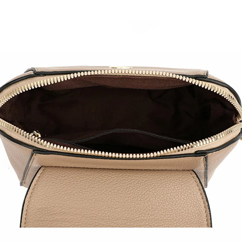Luxury Solid Color Handbag