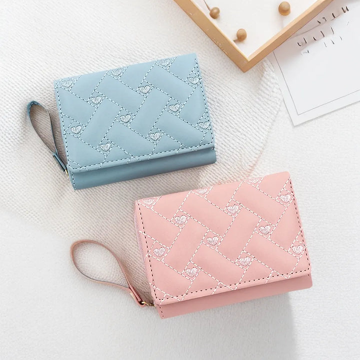 Love Embroidered Wallet