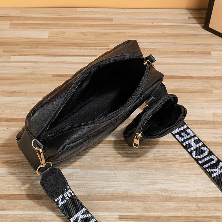 Luxury Plaid Quilted Handbag