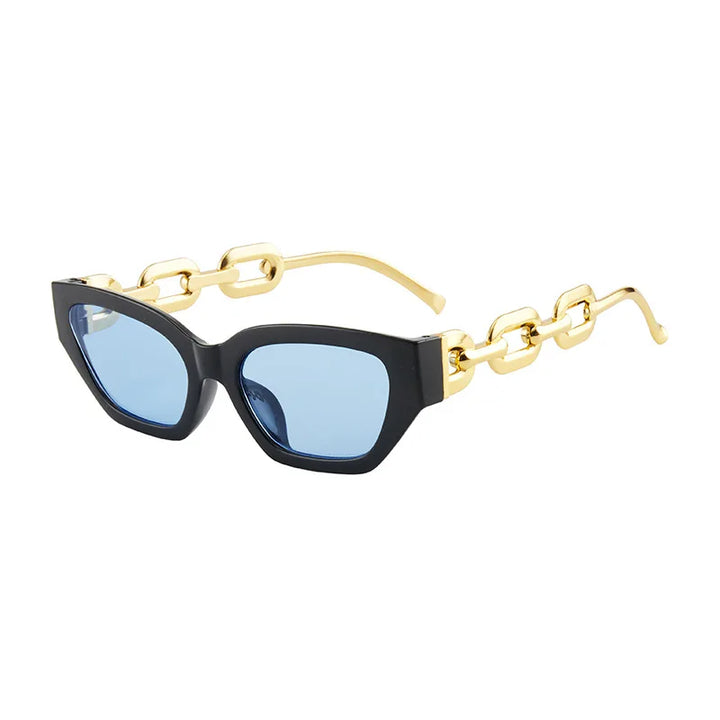 Unique Chain Cat Eye Sunglasses