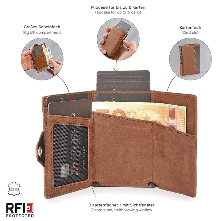 Pop-Up Credit Card Case with RFID